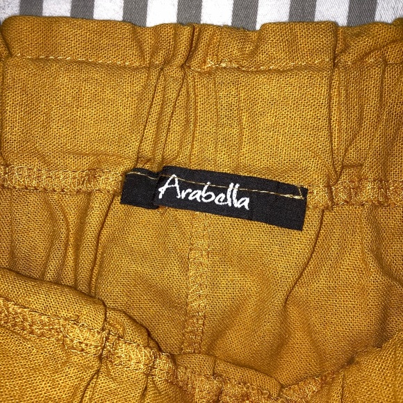 ✨3/15 Arabella Mustard Yellow paper sack skirt size small - Picture 5 of 12
